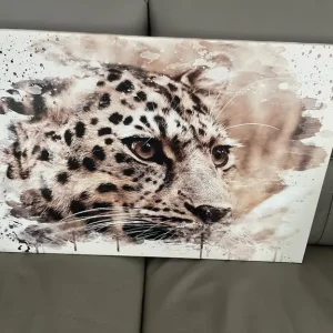 Leopard canvas picture - Image 2