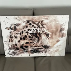 Leopard canvas picture