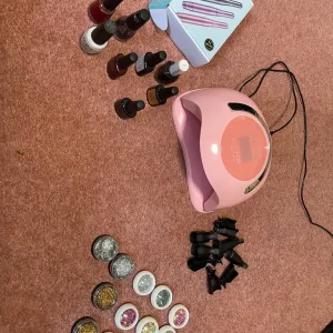 Complete Nail Kit – LED Lamp, Polishes, Nail Drill & Accessories
