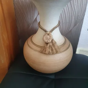 Large cream vase