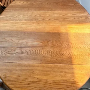 Ercol Drop Leaf Dining Table - Round - Image 5