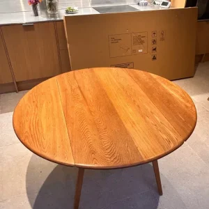 Ercol Drop Leaf Dining Table - Round
