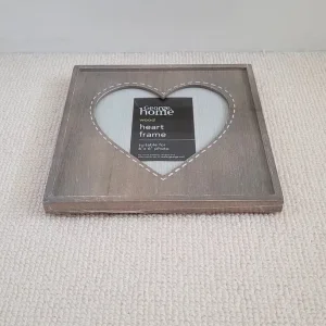 Wood Heart Photo Frame - Image 2