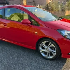 2015 Vauxhall Corsa 1.0 VX-Line FSH – 90k miles, red, great condition, ready to drive