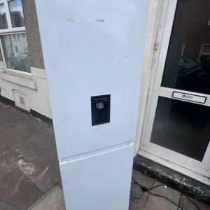 Tall fridge freezer with water dispenser