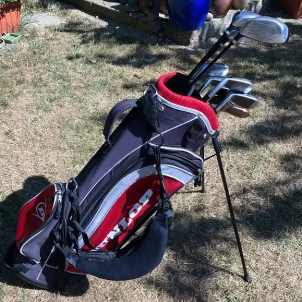 Men’s Golf Clubs Dunlop 65i Driver 3 & 5 Woods Irons Wedges Putter Stand Bag