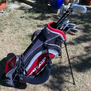 Men’s Golf Clubs Dunlop 65i Driver 3 & 5 Woods Irons Wedges Putter Stand Bag