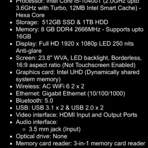 Lenovo IdeaCentre AIO 5i 23.8" All-in-One PC - Image 3