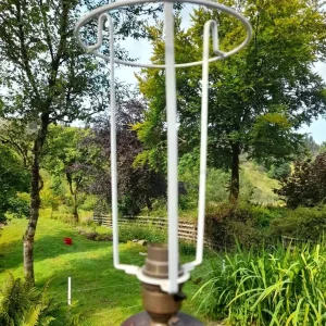 Antique Mahogany Standard Lamp - Image 7