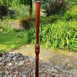 Antique Mahogany Standard Lamp - Image 8