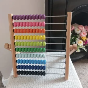 Ikea Mula Colourful Wooden Bead Abacus - Image 3