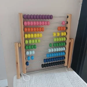 Ikea Mula Colourful Wooden Bead Abacus - Image 5