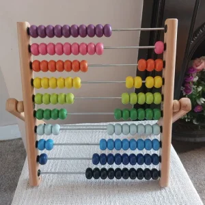 Ikea Mula Colourful Wooden Bead Abacus