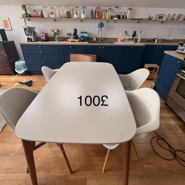 lovely kitchen table plus 4 chairs
