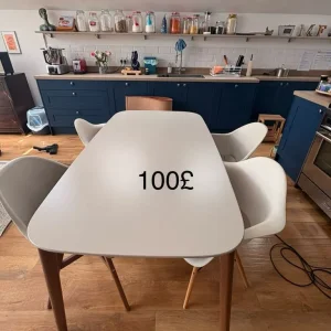 lovely kitchen table plus 4 chairs