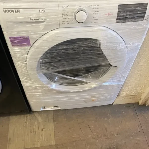 📞 WHITE HOOVER WASHING MACHINE WITH VARIOUS WASH SETTINGS