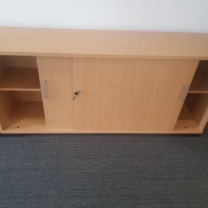 Brown Large Office Cupboard - Image 2