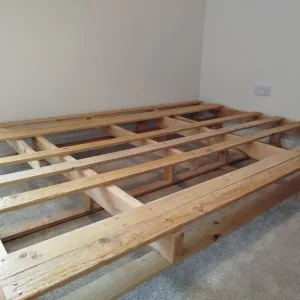 Wood pallet bed frame (double) - Image 4
