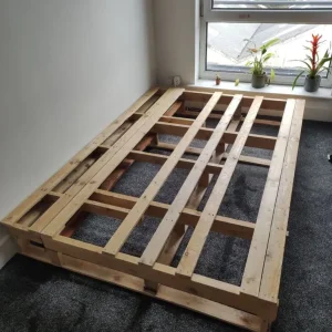 Wood pallet bed frame (double)