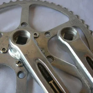 170mm 52 Single Ring All Silver Chainset - Image 3