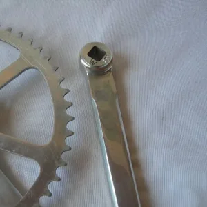 170mm 52 Single Ring All Silver Chainset - Image 6