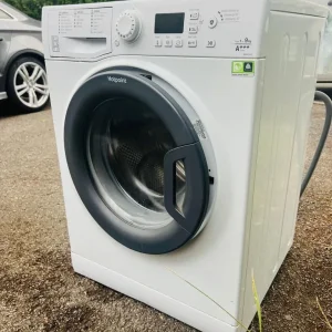 9kg white washing machine - Image 2