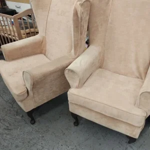 X2 wingback chairs - Image 3