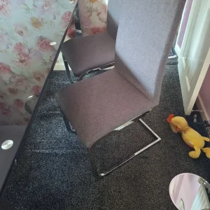 Julian Bowen Dining table with 4 chairs - Image 4