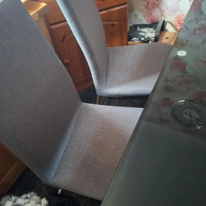 Julian Bowen Dining table with 4 chairs - Image 5