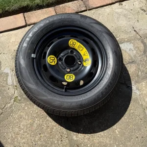 Ford Fiesta spare wheel and tyre