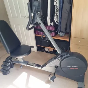ProForm 764HR Recumbent Bike with Dumbbells - Image 3