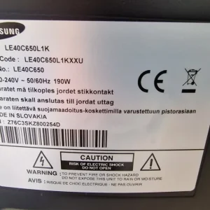 Samsung 40" LED TV - Image 3