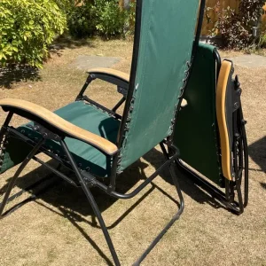 Folding green garden chairs - Image 7