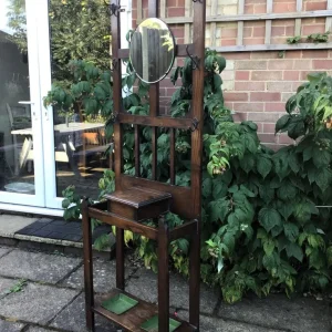 Antique Victorian Edwardian Hall Hat and Coat Stand - Image 2