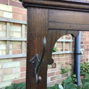 Antique Victorian Edwardian Hall Hat and Coat Stand - Image 4