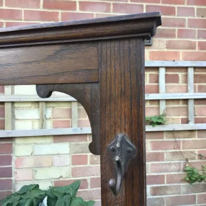 Antique Victorian Edwardian Hall Hat and Coat Stand - Image 5
