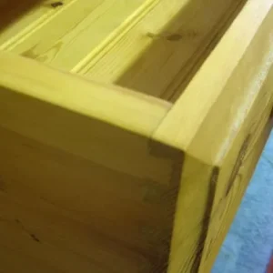 Stripped Pine Chest of Drawers - Image 3