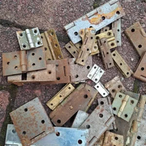 Old vintage hinges and gate fixings - Image 5