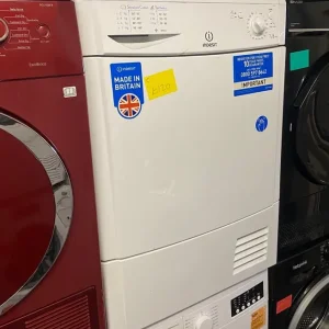 📲WHITE INDESIT FULLY CLEANED CONDENSER TUMBLE DRYER