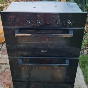 Bosch double electric oven built-in black multifunction