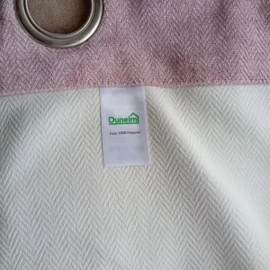 Pink Dunelm blackout curtains 90 x 90 - Image 2
