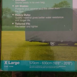 Quest Breathable Caravan Cover Grey XL 570cm x 630cm - Image 4