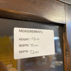 Dark Wood Display Cabinet TCL 97044 - Image 6