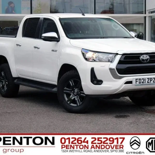2021 Toyota Hilux 2.4 D-4D Icon Auto 4WD Euro 6 (s/s) 4dr PICK UP Diesel Automatic