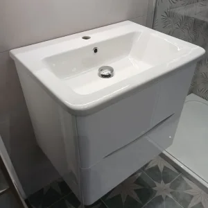 Two-drawer wall hung vanity unit - Image 3