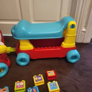 VTech Baby 4-in-1 Alphabet Train Ride On Red Learning Toy - Image 4