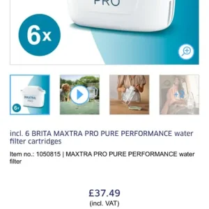 BRITA Filter 6 unopened free Jag - Image 3