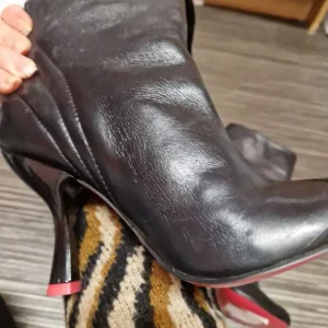 Feud new leather calf knee boots size 5 - Image 4