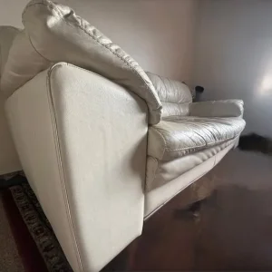 3-seater leather sofa - Image 2
