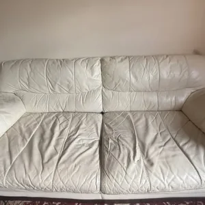 3-seater leather sofa - Image 3